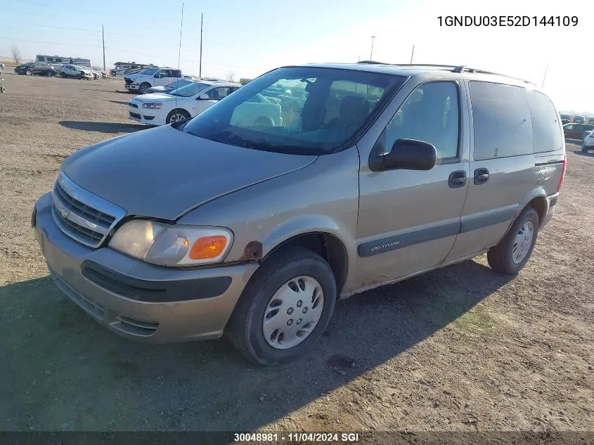 1GNDU03E52D144109 2002 Chevrolet Venture