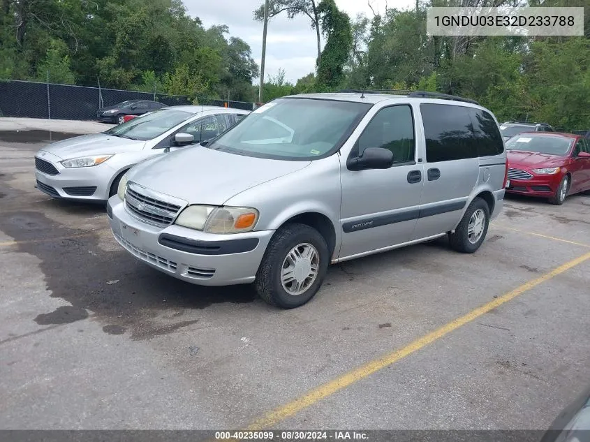 1GNDU03E32D233788 2002 Chevrolet Venture Ls