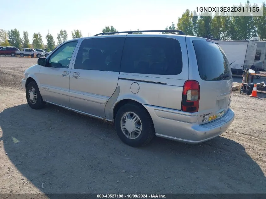 1GNDX13E82D311155 2002 Chevrolet Venture Luxury