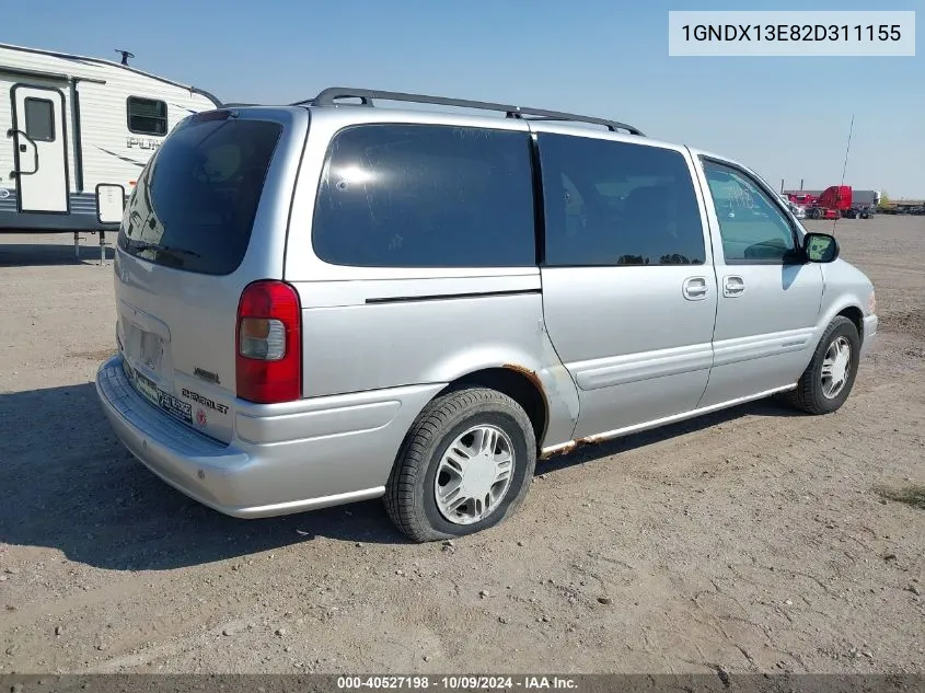 1GNDX13E82D311155 2002 Chevrolet Venture Luxury