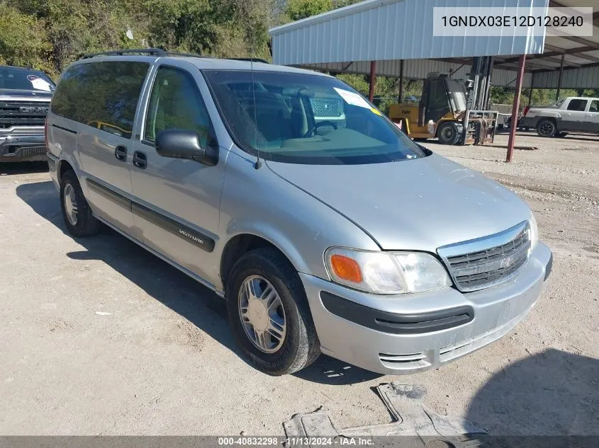 1GNDX03E12D128240 2002 Chevrolet Venture