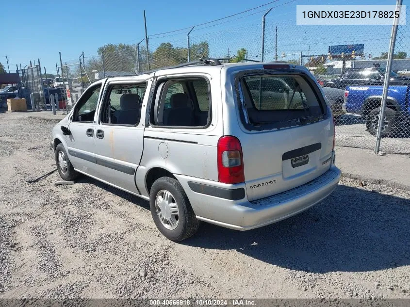 2003 Chevrolet Venture Ls VIN: 1GNDX03E23D178825 Lot: 40566918