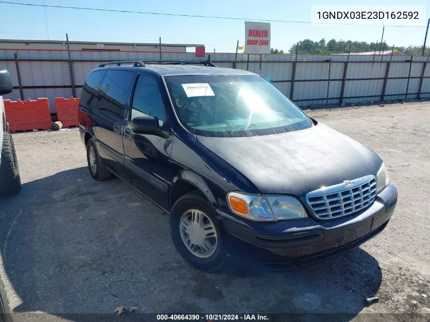 1GNDX03E23D162592 2003 Chevrolet Venture Ls