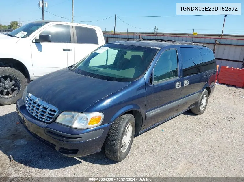 1GNDX03E23D162592 2003 Chevrolet Venture Ls