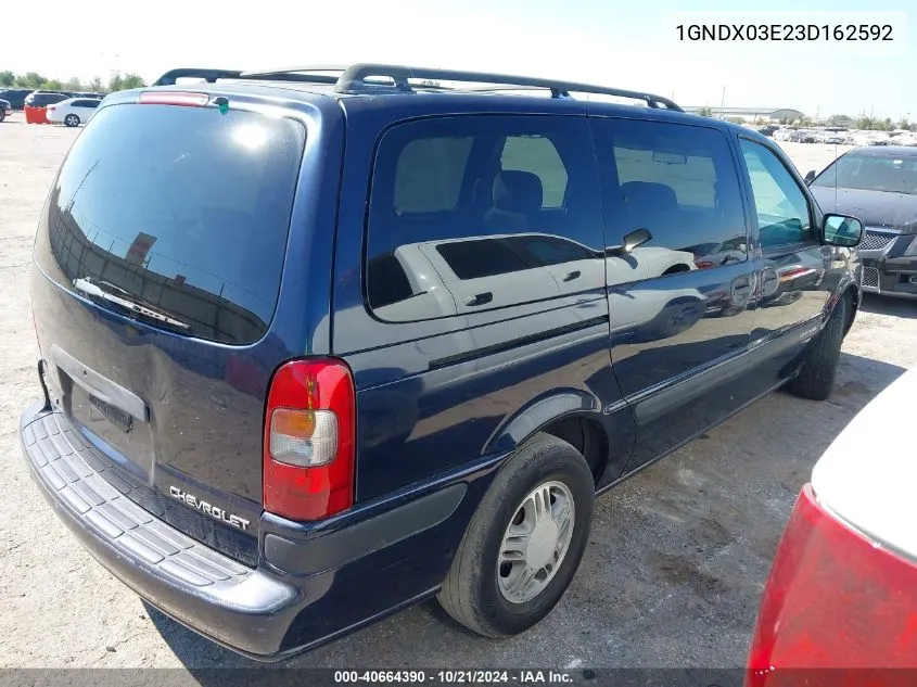 1GNDX03E23D162592 2003 Chevrolet Venture Ls