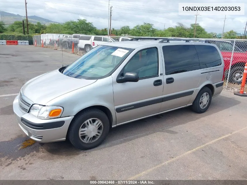 1GNDX03E14D203053 2004 Chevrolet Venture Ls