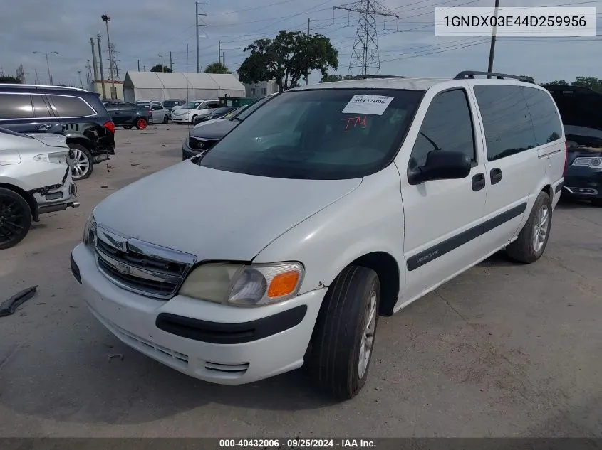 1GNDX03E44D259956 2004 Chevrolet Venture Ls