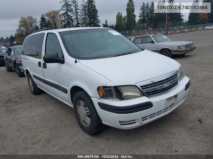 2004 Chevrolet Venture Ls VIN: 1GNDX03E74D152884 Lot: 40679154