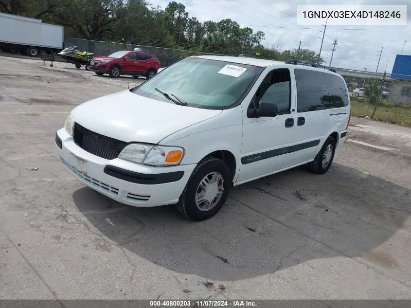 2004 Chevrolet Venture Ls VIN: 1GNDX03EX4D148246 Lot: 40800203