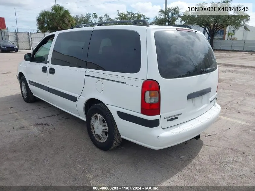 2004 Chevrolet Venture Ls VIN: 1GNDX03EX4D148246 Lot: 40800203