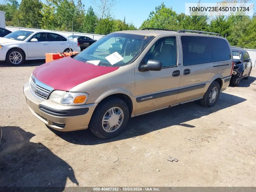 2005 Chevrolet Venture Ls VIN: 1GNDV23E45D101734 Lot: 40487352