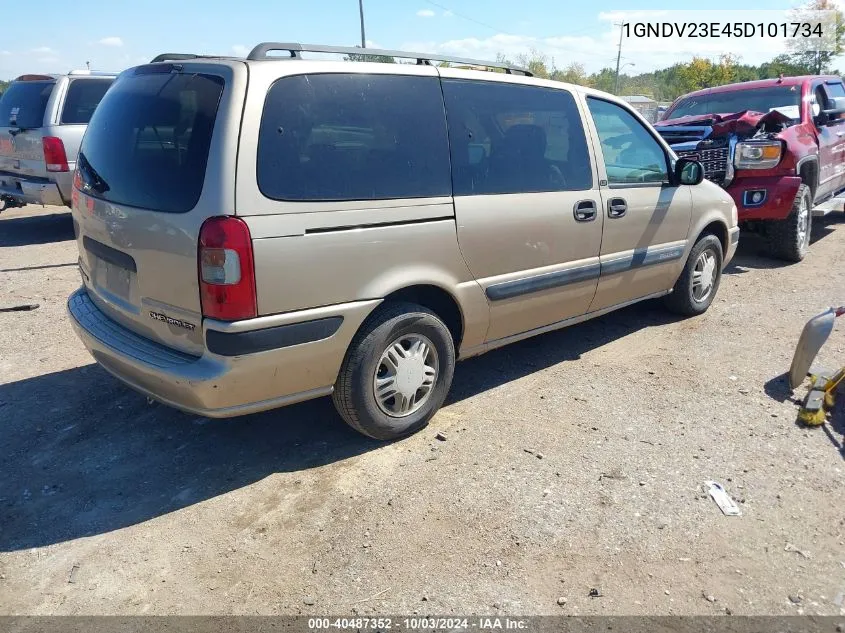 2005 Chevrolet Venture Ls VIN: 1GNDV23E45D101734 Lot: 40487352