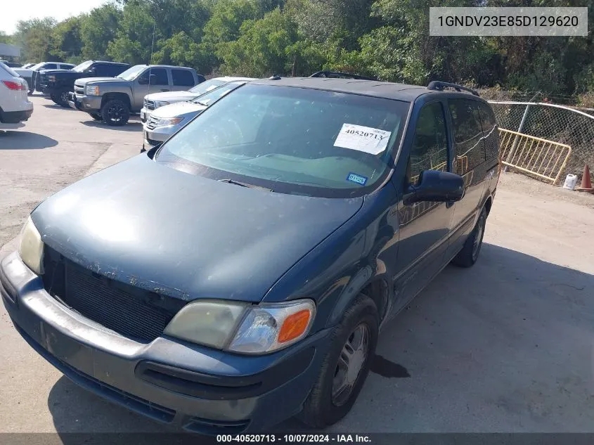 2005 Chevrolet Venture Ls VIN: 1GNDV23E85D129620 Lot: 40520713