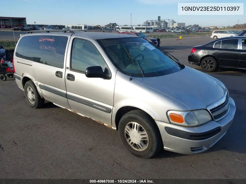 1GNDV23E25D110397 2005 Chevrolet Venture Ls