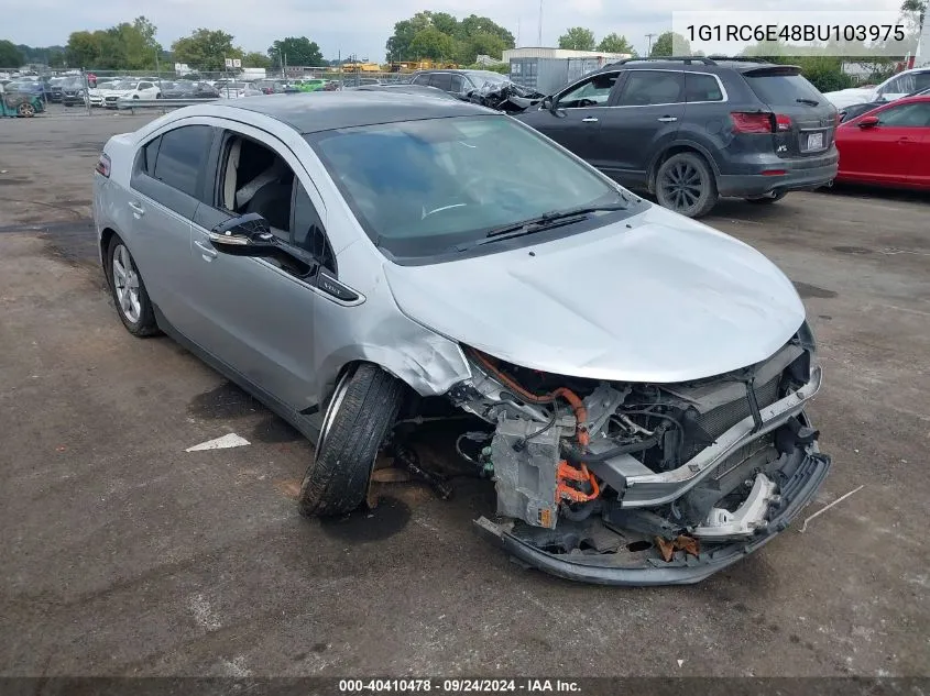 2011 Chevrolet Volt VIN: 1G1RC6E48BU103975 Lot: 40410478