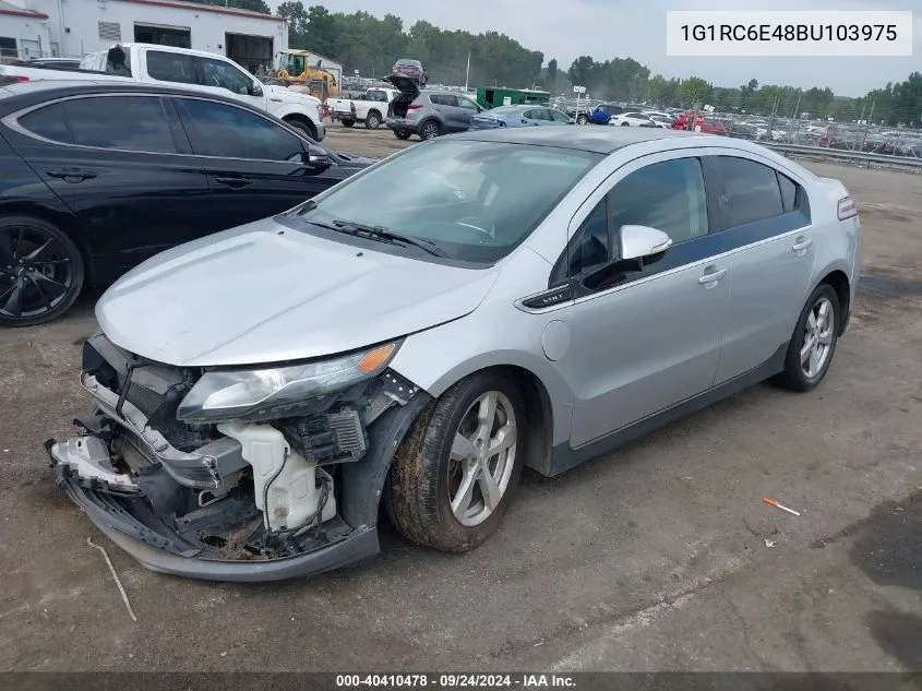 2011 Chevrolet Volt VIN: 1G1RC6E48BU103975 Lot: 40410478