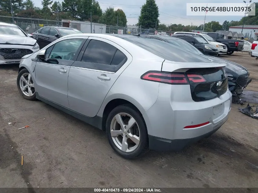 2011 Chevrolet Volt VIN: 1G1RC6E48BU103975 Lot: 40410478