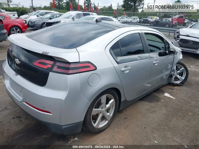 2011 Chevrolet Volt VIN: 1G1RC6E48BU103975 Lot: 40410478