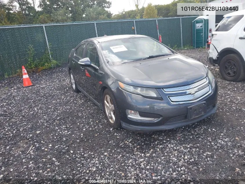 2011 Chevrolet Volt VIN: 1G1RC6E42BU103440 Lot: 40485767