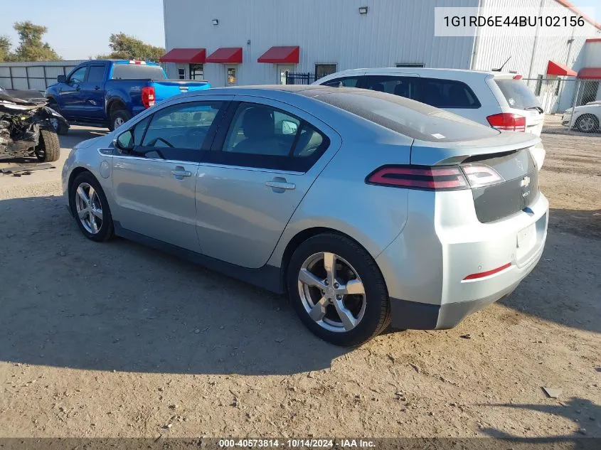 2011 Chevrolet Volt VIN: 1G1RD6E44BU102156 Lot: 40573814