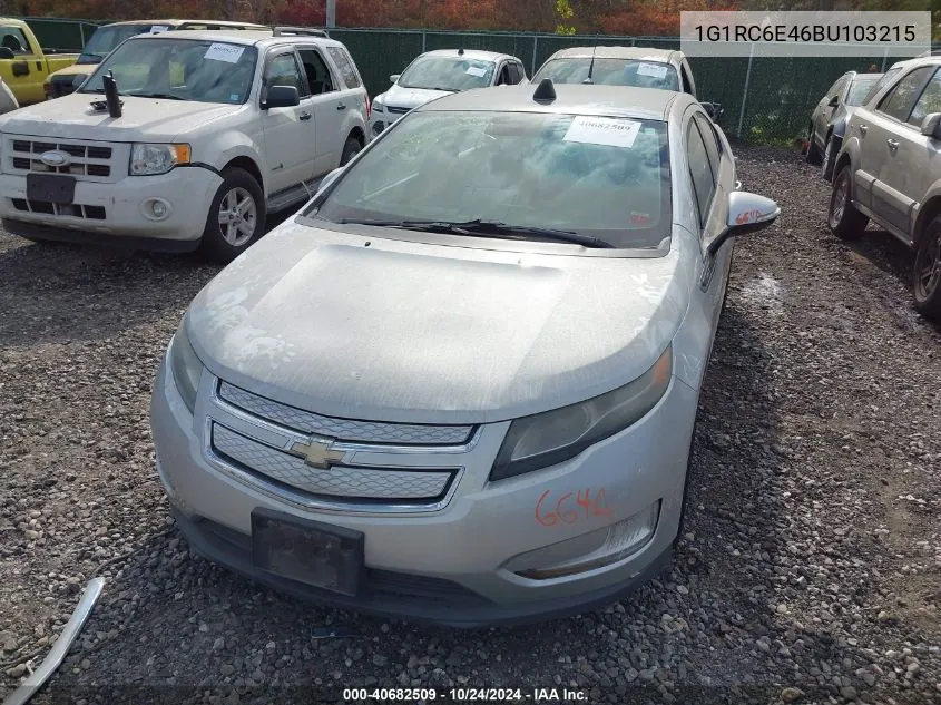 1G1RC6E46BU103215 2011 Chevrolet Volt