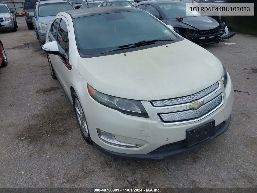 2011 Chevrolet Volt VIN: 1G1RD6E44BU103033 Lot: 40756901