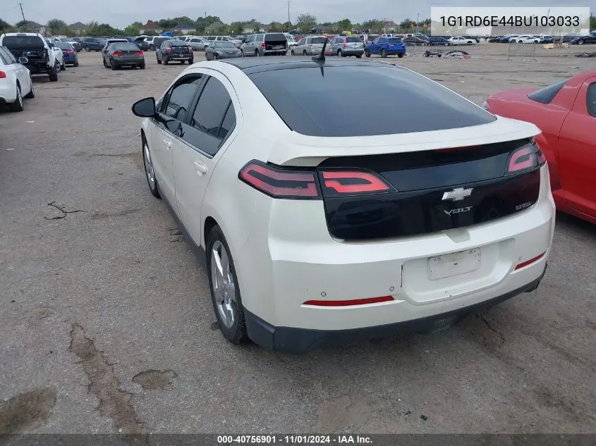 1G1RD6E44BU103033 2011 Chevrolet Volt