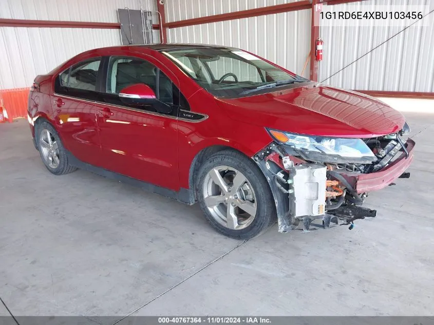 2011 Chevrolet Volt VIN: 1G1RD6E4XBU103456 Lot: 40767364