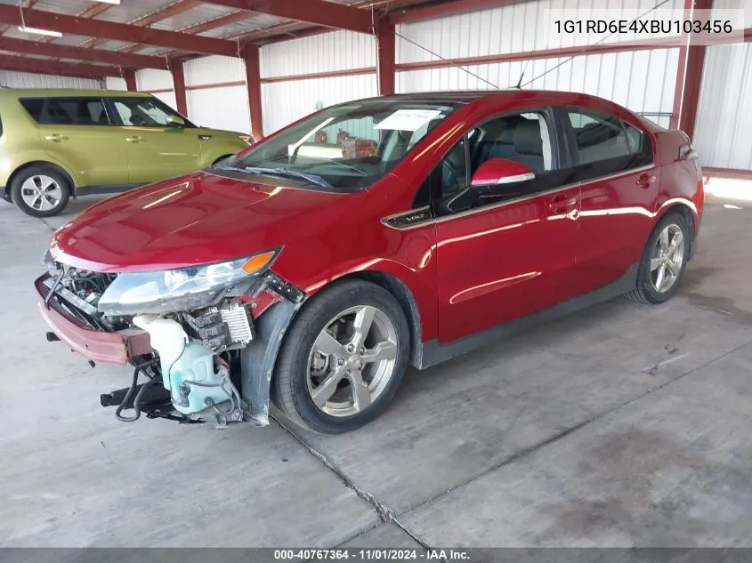 2011 Chevrolet Volt VIN: 1G1RD6E4XBU103456 Lot: 40767364