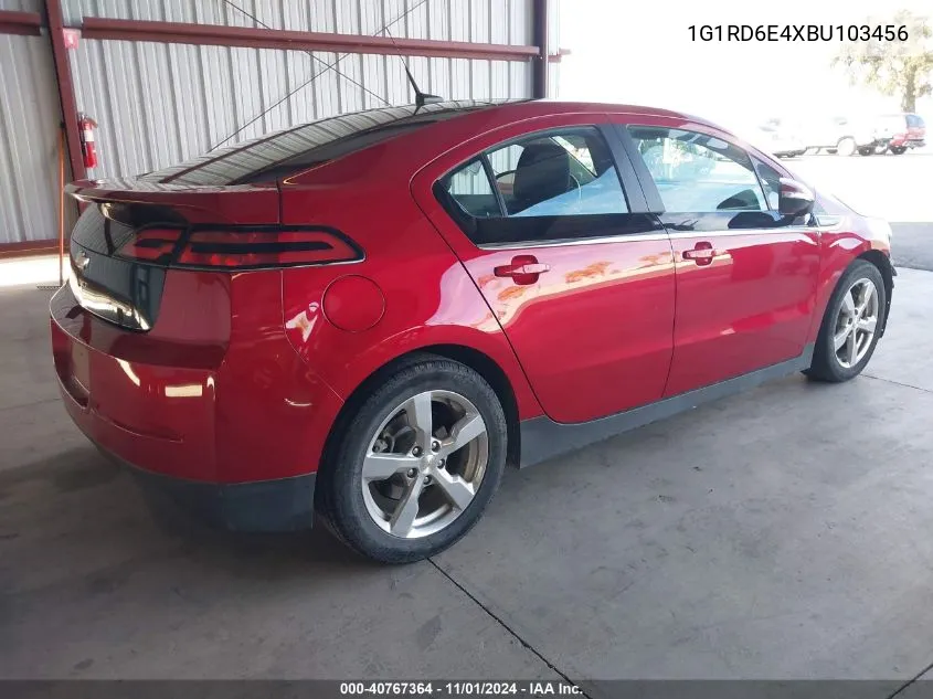 2011 Chevrolet Volt VIN: 1G1RD6E4XBU103456 Lot: 40767364