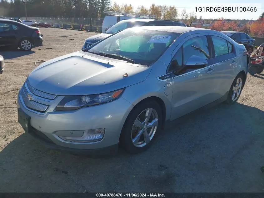 2011 Chevrolet Volt VIN: 1G1RD6E49BU100466 Lot: 40788470