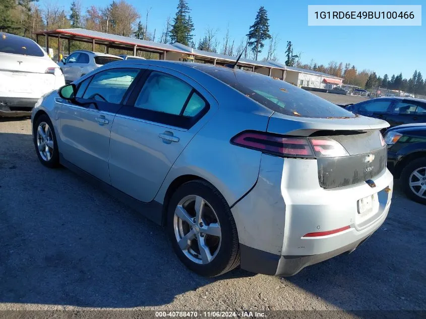 2011 Chevrolet Volt VIN: 1G1RD6E49BU100466 Lot: 40788470