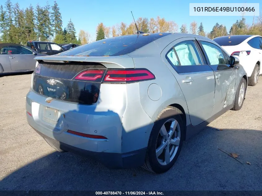 2011 Chevrolet Volt VIN: 1G1RD6E49BU100466 Lot: 40788470