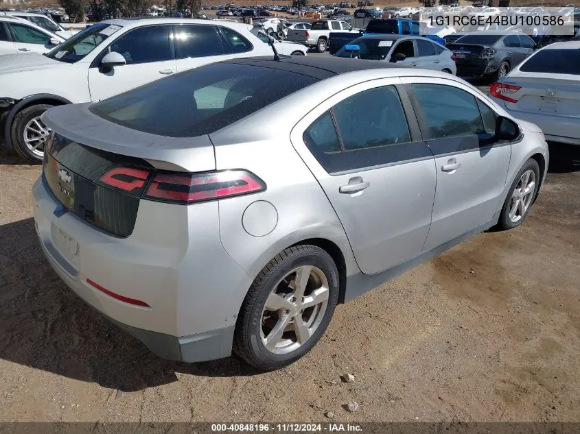 2011 Chevrolet Volt VIN: 1G1RC6E44BU100586 Lot: 40848196