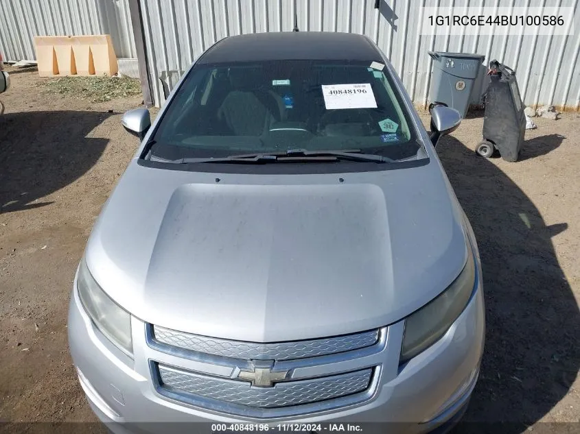 2011 Chevrolet Volt VIN: 1G1RC6E44BU100586 Lot: 40848196