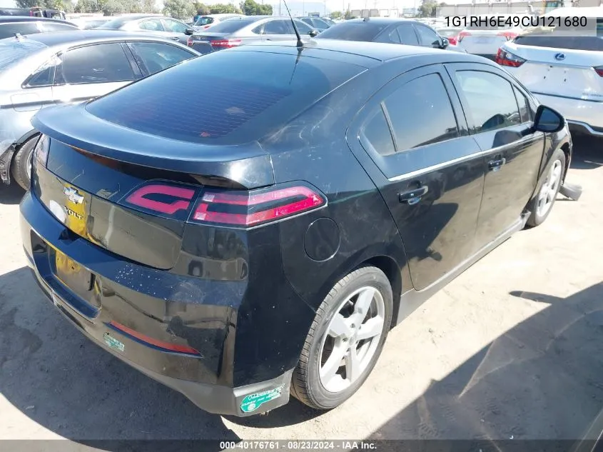 2012 Chevrolet Volt VIN: 1G1RH6E49CU121680 Lot: 40176761