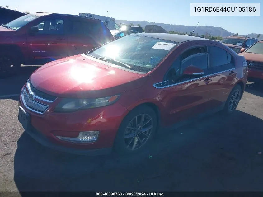 1G1RD6E44CU105186 2012 Chevrolet Volt