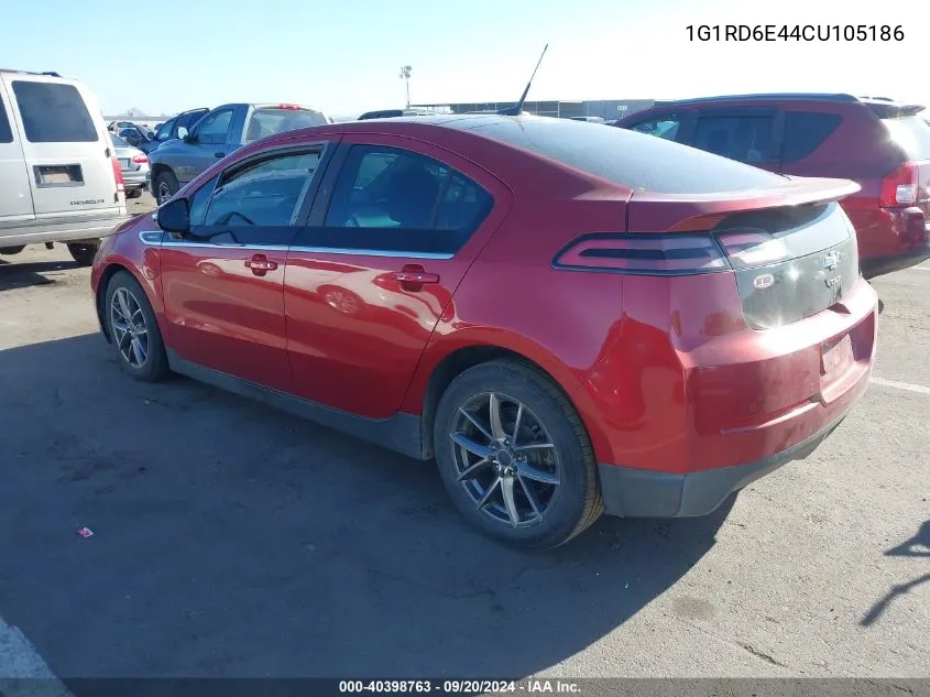 1G1RD6E44CU105186 2012 Chevrolet Volt