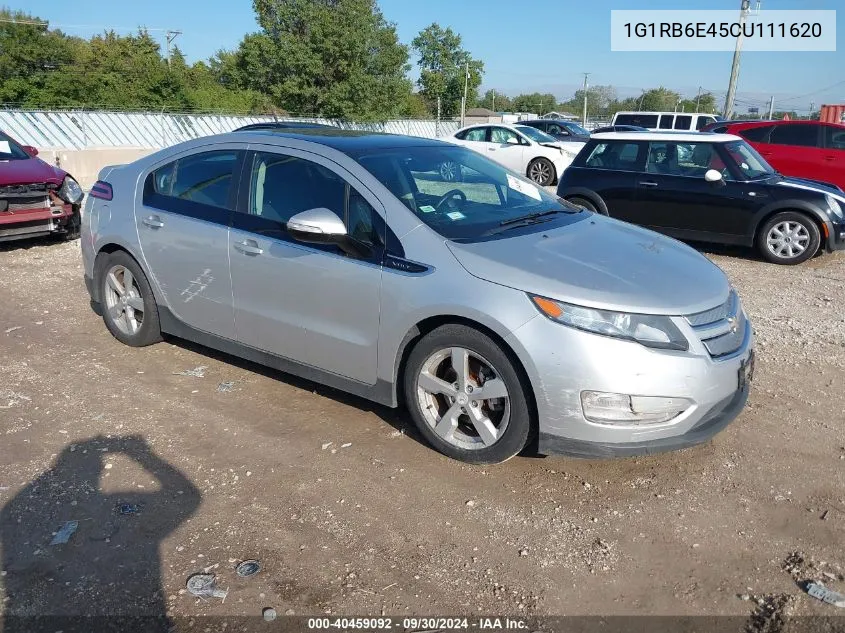 1G1RB6E45CU111620 2012 Chevrolet Volt