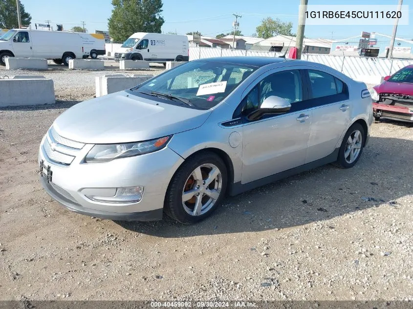 2012 Chevrolet Volt VIN: 1G1RB6E45CU111620 Lot: 40459092