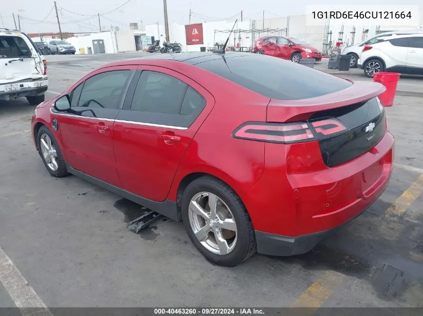 1G1RD6E46CU121664 2012 Chevrolet Volt