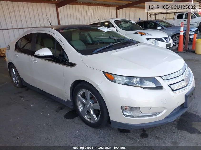 2012 Chevrolet Volt VIN: 1G1RH6E49CU125082 Lot: 40501975