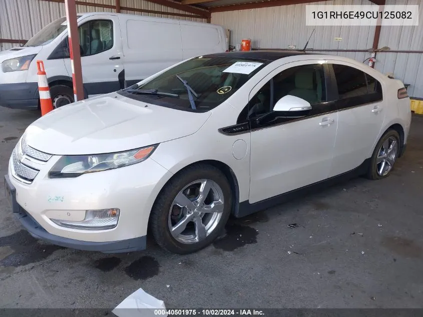 2012 Chevrolet Volt VIN: 1G1RH6E49CU125082 Lot: 40501975