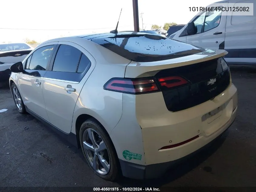 2012 Chevrolet Volt VIN: 1G1RH6E49CU125082 Lot: 40501975