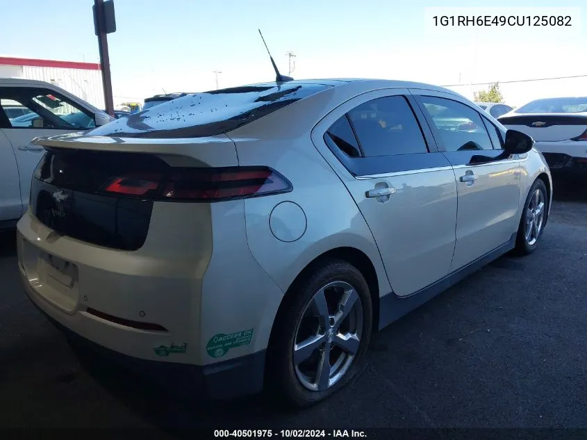 2012 Chevrolet Volt VIN: 1G1RH6E49CU125082 Lot: 40501975