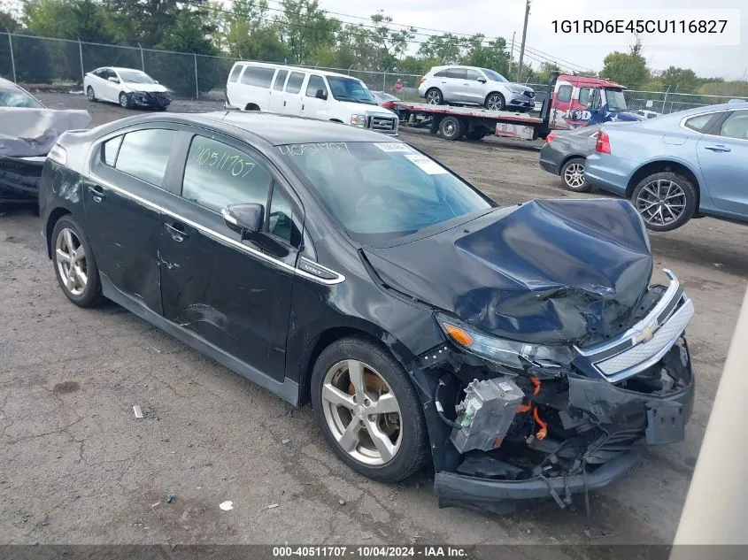 1G1RD6E45CU116827 2012 Chevrolet Volt