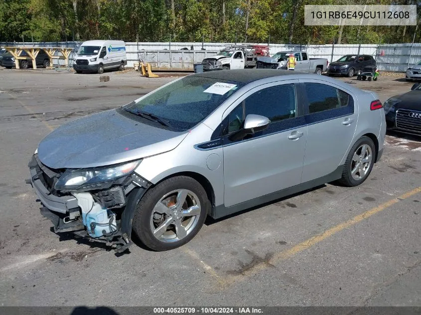 2012 Chevrolet Volt VIN: 1G1RB6E49CU112608 Lot: 40525709