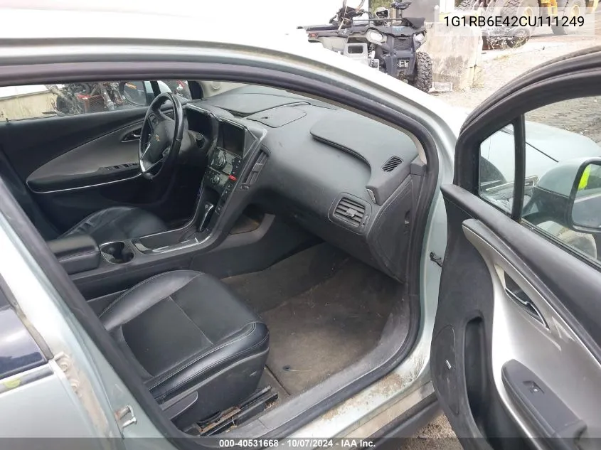 1G1RB6E42CU111249 2012 Chevrolet Volt