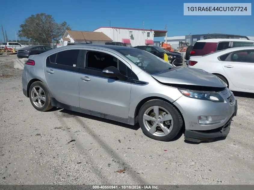 2012 Chevrolet Volt VIN: 1G1RA6E44CU107724 Lot: 40550941