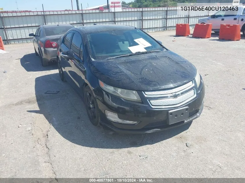 1G1RD6E40CU120463 2012 Chevrolet Volt